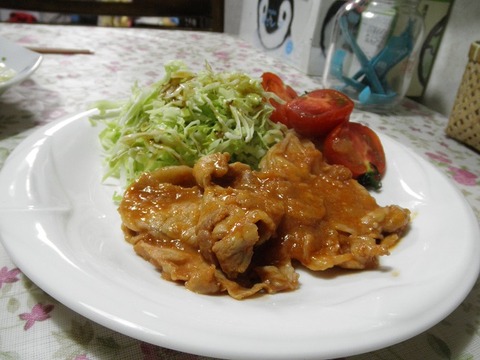 豚肉オーロラソース