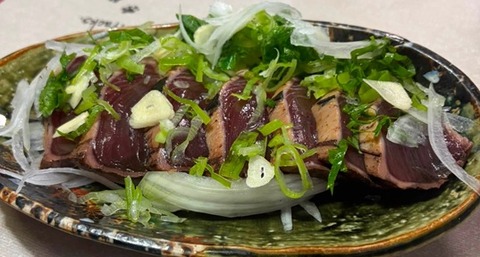 鰹のたたき