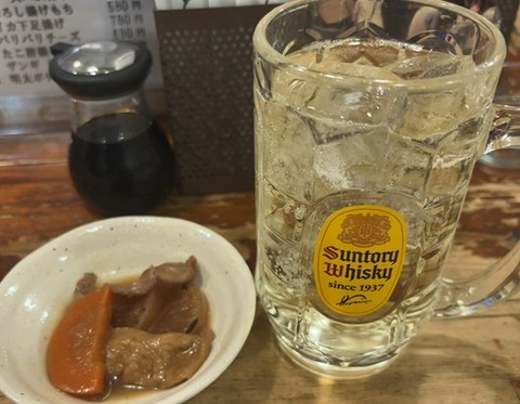 ハイボール&お通し