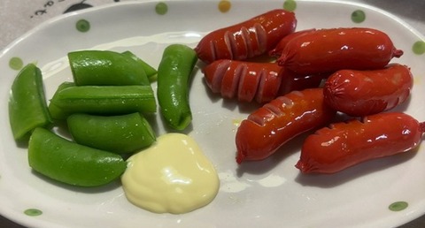 赤いウインナー