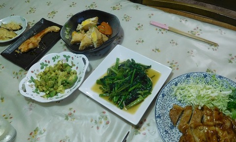 7月17日の夕食
