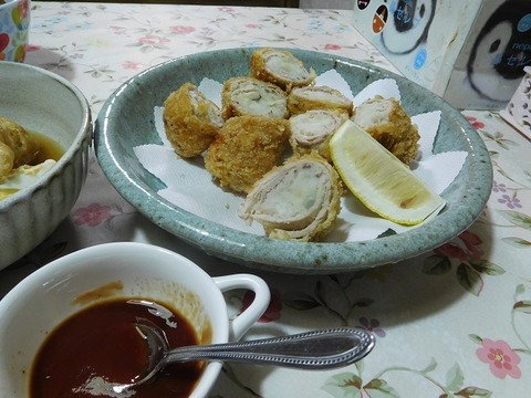 豚肉のユリ根ロール