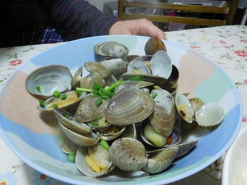 あさりの酒蒸し