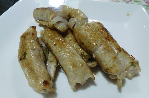 豚肉の梅紫蘇巻き