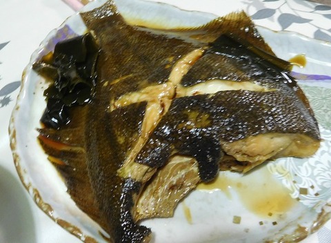 鰈の煮つけ
