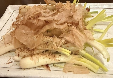 島らっきょうの塩づけ