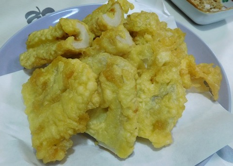 ちくわと蓮根の天ぷら