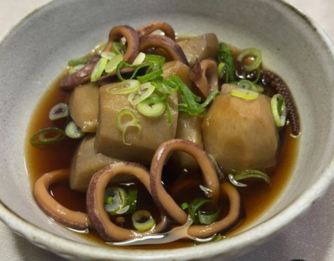 里芋と烏賊の煮つけ