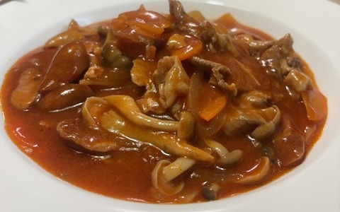 豚肉のトマト煮込み