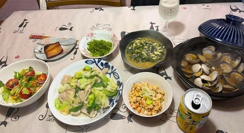 7月29日の夕食