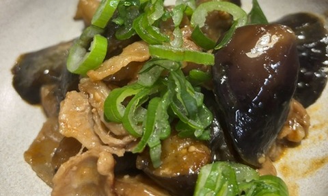 豚肉と茄子の味噌炒め