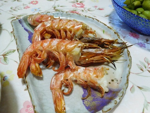 蝦塩焼き