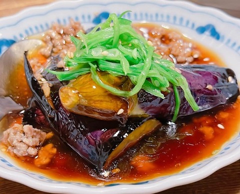 茄子のあんかけ