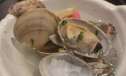 浅利の酒蒸し