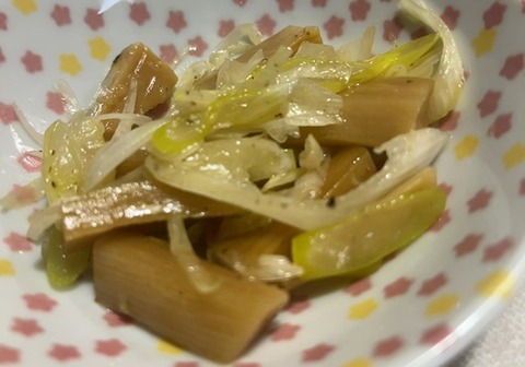 メンマのネギ和え