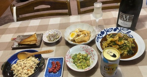 10月31日の夕食