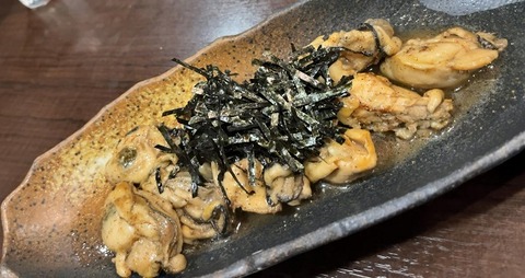 牡蛎の山椒焼き