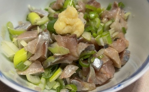 鰺のたたき