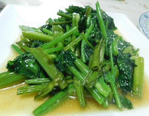 空心菜炒め