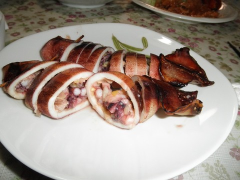 イカのポンポン焼き