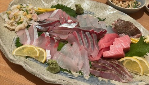 刺身盛り合わせ
