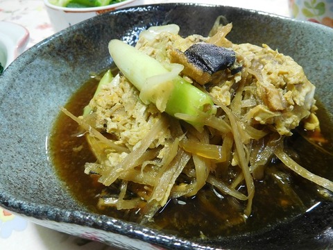 アナゴの卵とじ