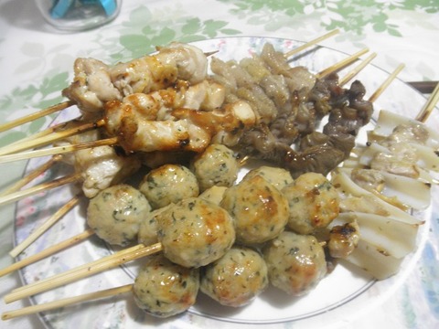 焼き鳥盛り合わせ