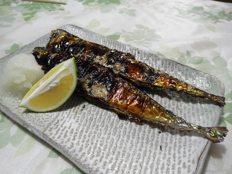 秋刀魚焼き