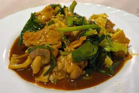 肉野菜カレー炒め