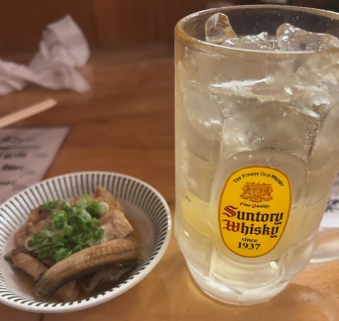 ハイボール&お通し