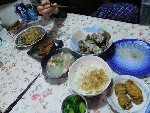 10月29日の夕食