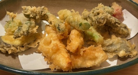 天ぷら盛り合わせ