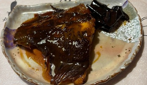 鰈の煮つけ