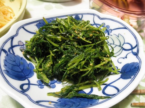 おかひじきの胡麻和え