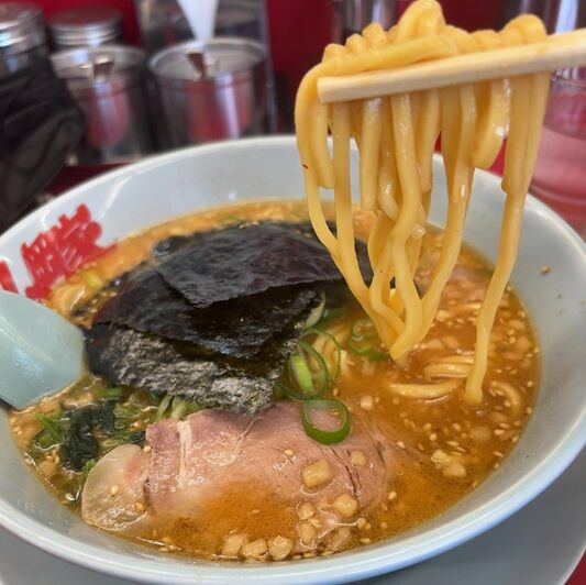 山岡家の特製味噌ラーメン背油入り