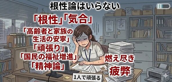 ケアマネ根性論はいらない