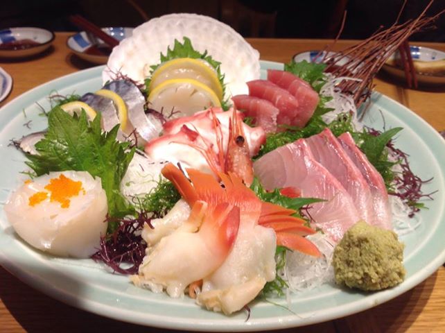 三陸海岸の刺身