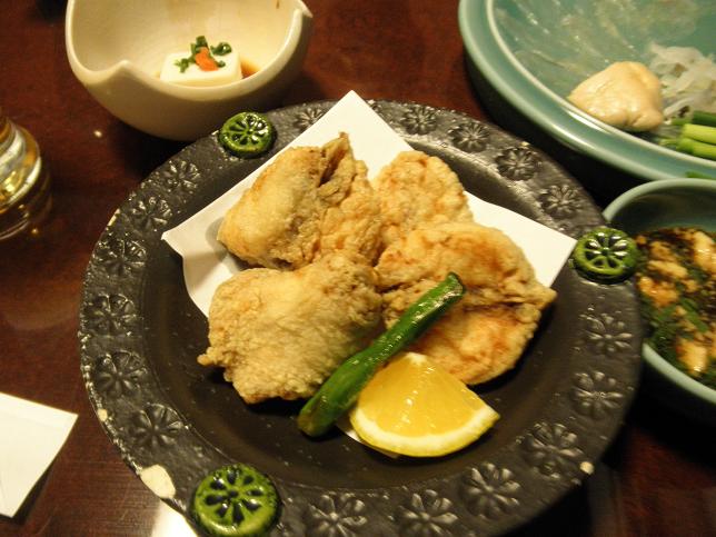 ふぐのから揚げ