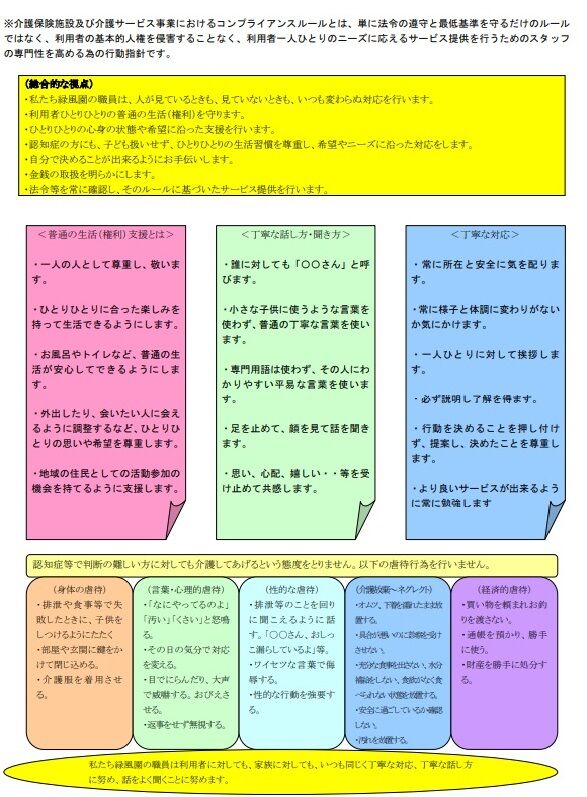 コンプライアンスルール