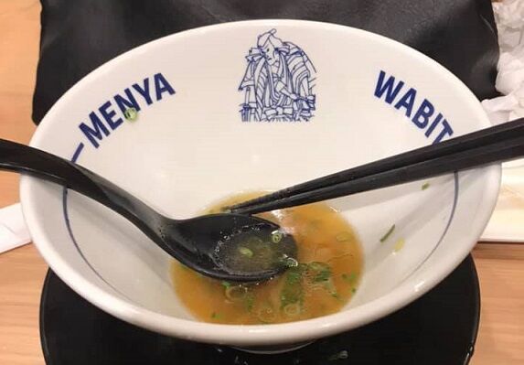 和人ラーメン完食