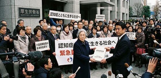 認知症の人と家族の会緊急要望書提出