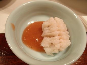 はも梅肉ソース