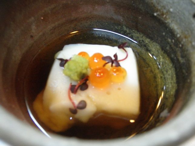胡麻豆腐の突出し