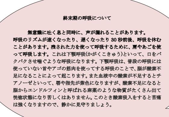 看取り介護パンフレット