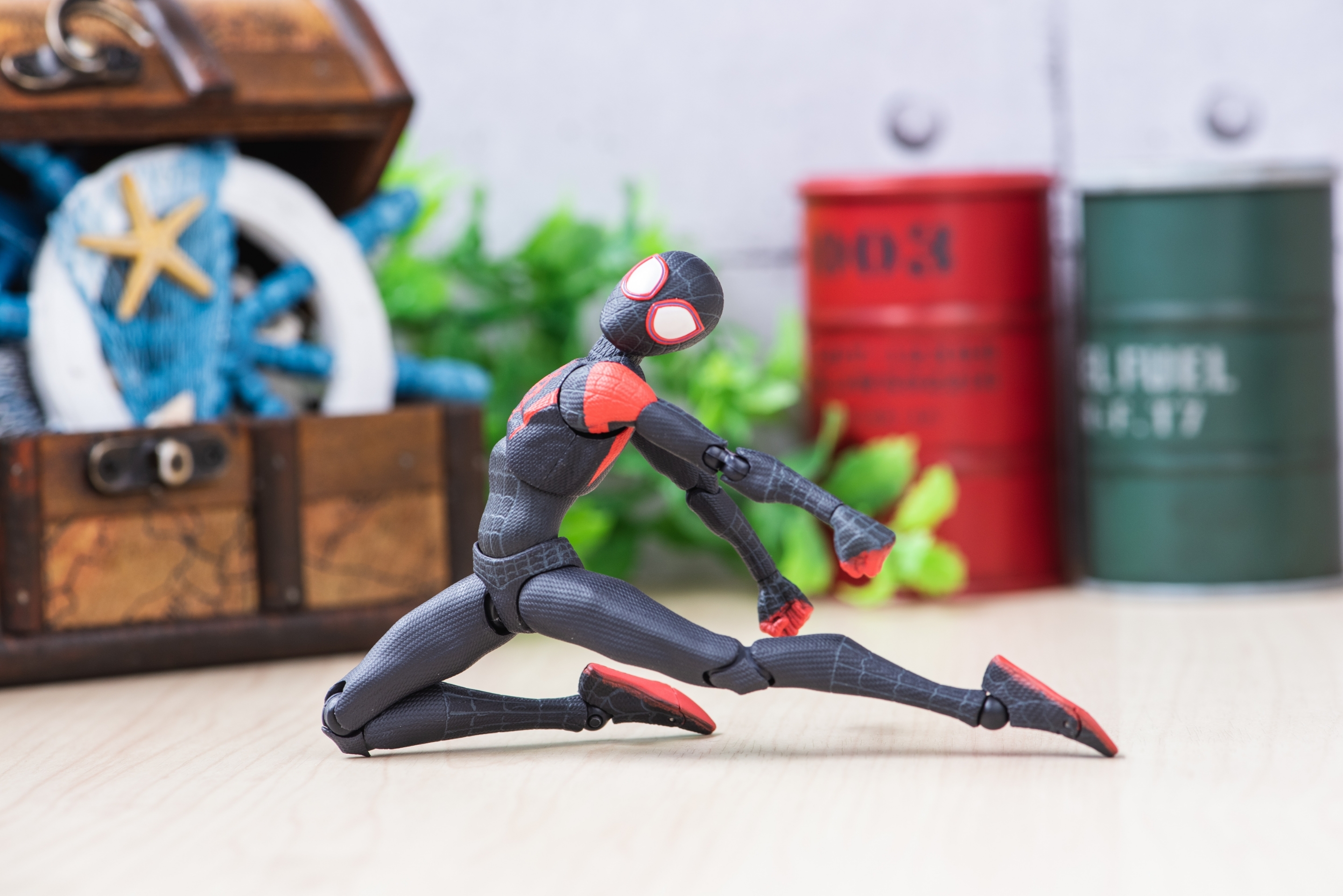 千値練　マイルスモラレス　開封品 スパイダーマン：スパイダーバース SVアクション マイルス