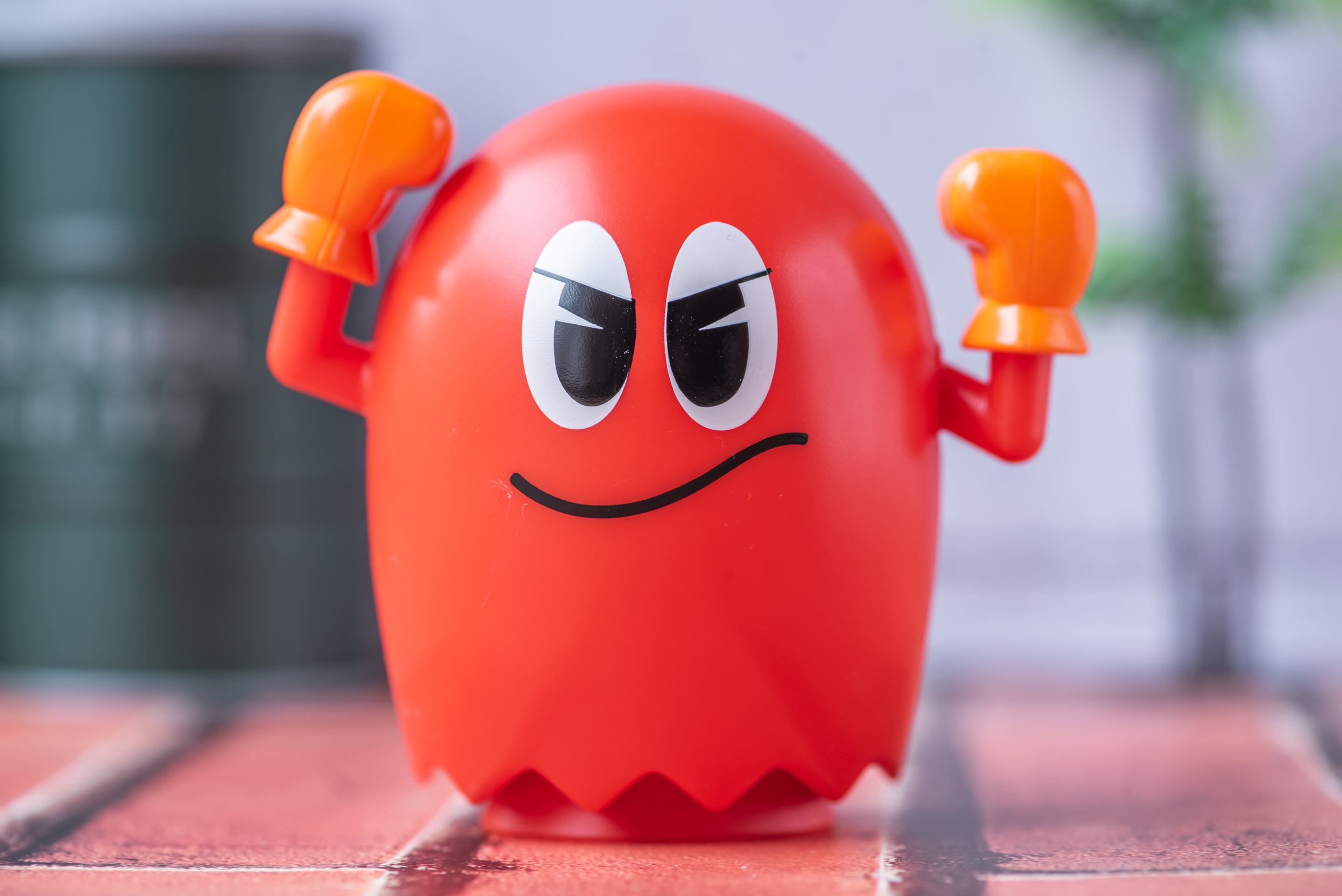 パックマン　ゴースト　フィギュア レビュー】カプキャラ パックマン ゴースト（赤青オレンジ） : 関節