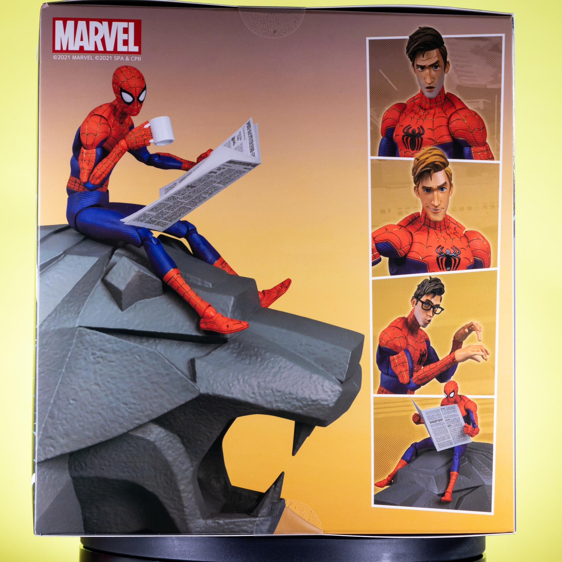 レビュー】千値練 スパイダーバース SVアクション ピーター・B レビュー】千値練 スパイダーバース SVアクション ピーター・B
