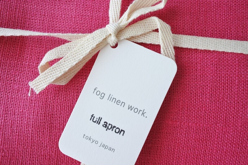 タキマキさんも愛用！fog linen workのリネンエプロン春の新色レビュー