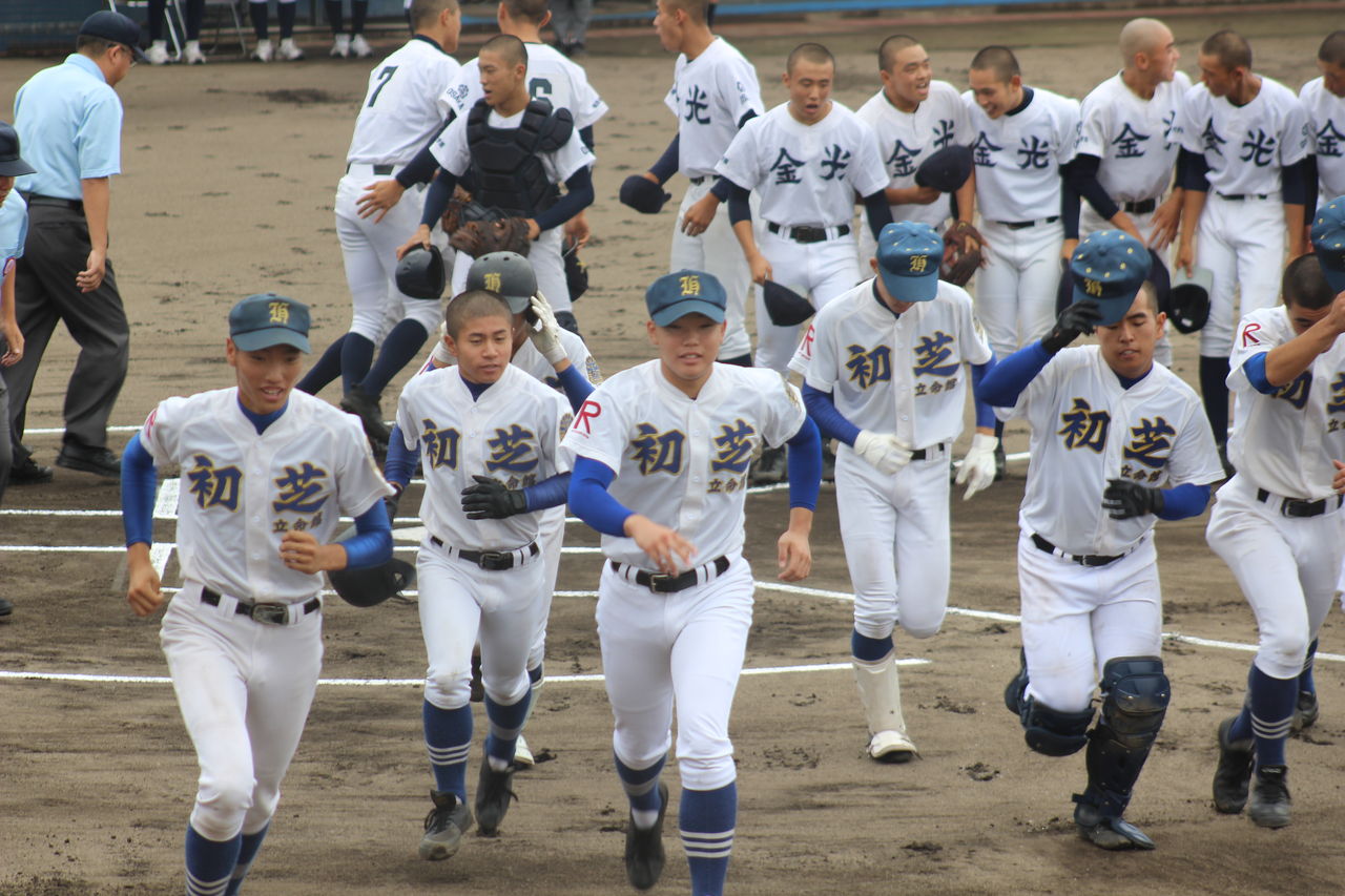 高校野球　大阪　初芝立命館　野球部　ウィンドブレーカー　グラコン　L相当 高校野球 大阪 初芝立命館 野球部 ウィンドブレーカー グラコン