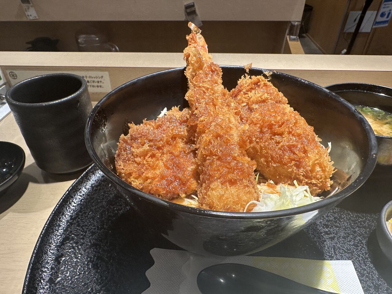 「とんかつ まい泉食堂 グランスタ東京店」で「まい盛ソースかつ丼」(千代田区) : ソースかつ丼への道